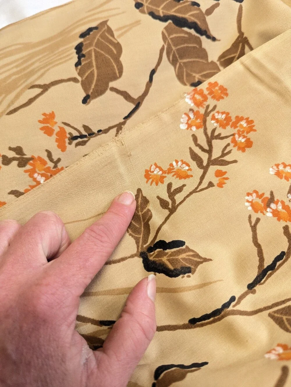 Little Chickadee By Pequot Muslin Vtg 70's Flat Sheet & Pillowcase Set Double